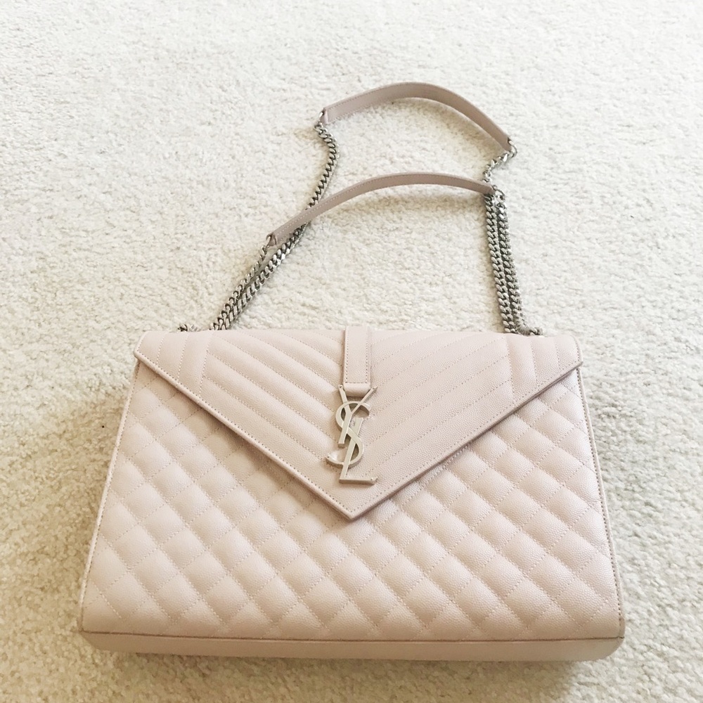 YSL YVES SAINT LAURENT Blush Pink Purse